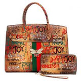 Bee Grafitti Tote Set