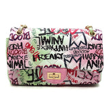 Pink & Green Graffiti Bag