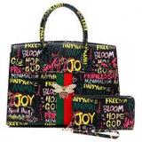 Bee Grafitti Tote Set